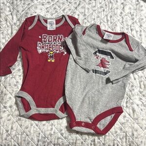 Rivalry Threads Kids SC Gamecocks Bodysuit Set 6-9 mths